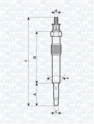 MAGNETI MARELLI Izzítógyertya UC22A_MM