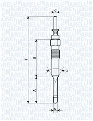 MAGNETI MARELLI Izzítógyertya UC26A_MM