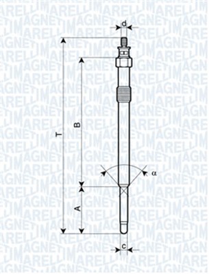 MAGNETI MARELLI Izzítógyertya UC27A_MM