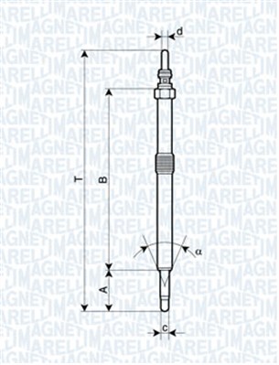 MAGNETI MARELLI Izzítógyertya UC29A_MM