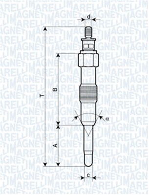 MAGNETI MARELLI Izzítógyertya UC2A_MM