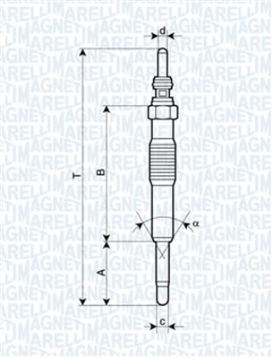 MAGNETI MARELLI Izzítógyertya UC30A_MM