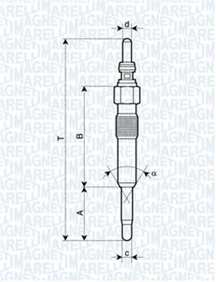 MAGNETI MARELLI Izzítógyertya UC3A_MM