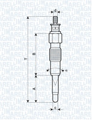 MAGNETI MARELLI Izzítógyertya UC37A_MM