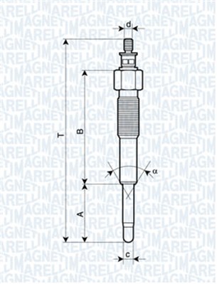 MAGNETI MARELLI Izzítógyertya UC38A_MM