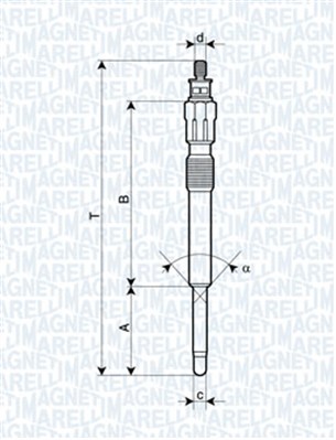 MAGNETI MARELLI Izzítógyertya UC40A_MM