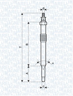 MAGNETI MARELLI Izzítógyertya UC41A_MM