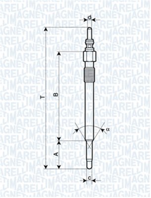 MAGNETI MARELLI Izzítógyertya UC42A_MM