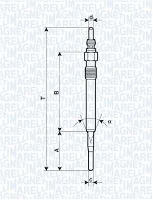 MAGNETI MARELLI Izzítógyertya UC45A_MM