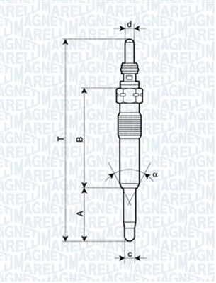 MAGNETI MARELLI Izzítógyertya UC53A_MM