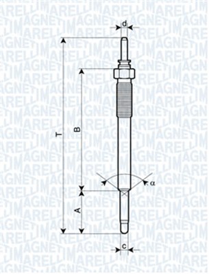 MAGNETI MARELLI Izzítógyertya UC56A_MM