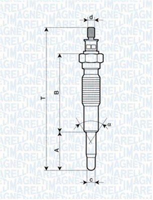 MAGNETI MARELLI Izzítógyertya UC59A_MM