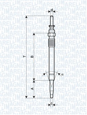 MAGNETI MARELLI Izzítógyertya UC60A_MM