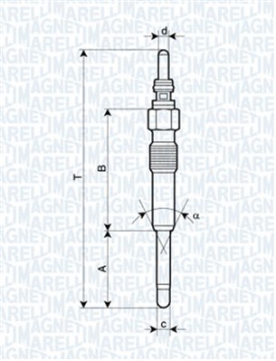 MAGNETI MARELLI Izzítógyertya UC61A_MM