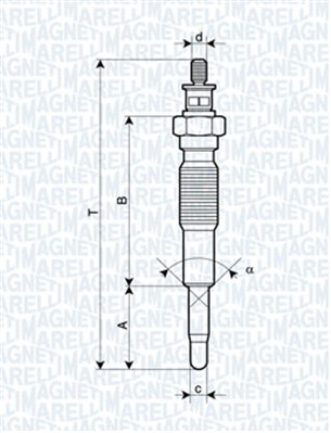 MAGNETI MARELLI Izzítógyertya UC64A_MM