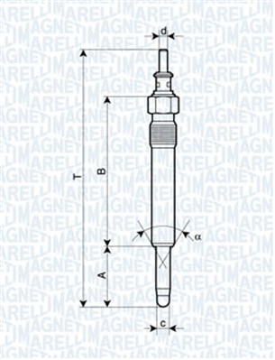 MAGNETI MARELLI Izzítógyertya UX17A_MM