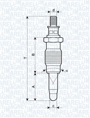 MAGNETI MARELLI Izzítógyertya UX18A_MM