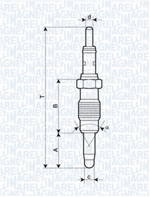 MAGNETI MARELLI Izzítógyertya UX21A_MM