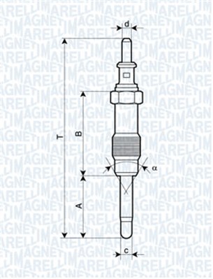 MAGNETI MARELLI Izzítógyertya UX23A_MM