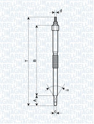 MAGNETI MARELLI Izzítógyertya UX24A_MM