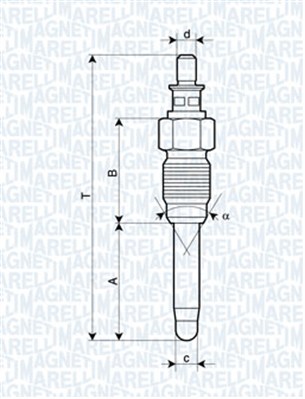 MAGNETI MARELLI Izzítógyertya UX26A_MM