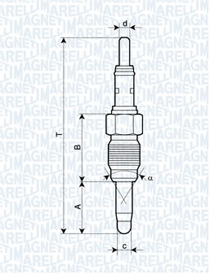 MAGNETI MARELLI Izzítógyertya UX27A_MM