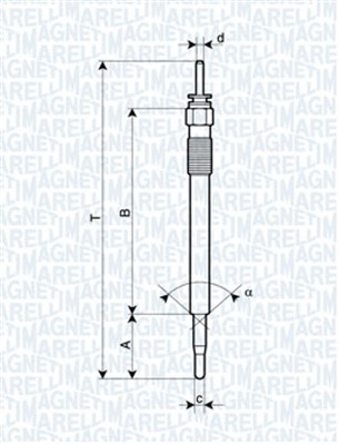 MAGNETI MARELLI Izzítógyertya UY15A_MM