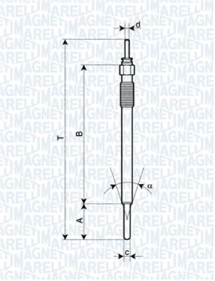 MAGNETI MARELLI Izzítógyertya UY20A_MM