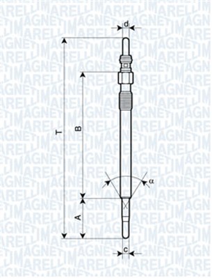 MAGNETI MARELLI Izzítógyertya UY4A_MM