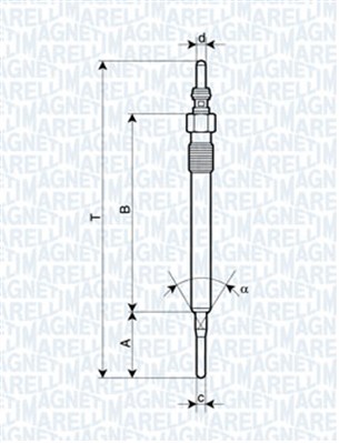 MAGNETI MARELLI Izzítógyertya UY7A_MM