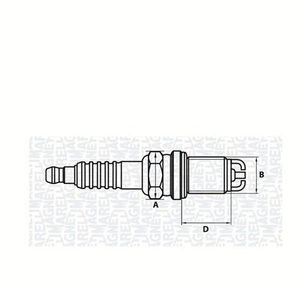 MAGNETI MARELLI Gyújtógyertya D6KMR_MM