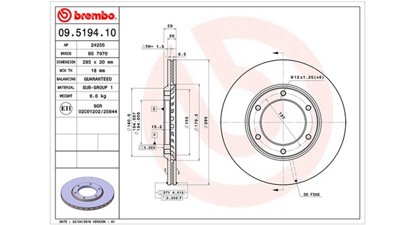 MAGNETI MARELLI Féktárcsa, mind DF0346_MM