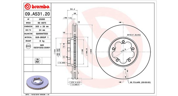 MAGNETI MARELLI Féktárcsa, mind DF1054_MM