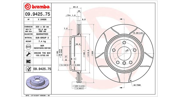 MAGNETI MARELLI Féktárcsa, mind DFM0039_MM