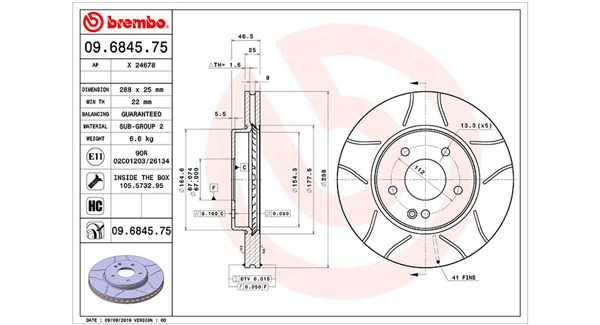 MAGNETI MARELLI Féktárcsa, mind DFM0063_MM