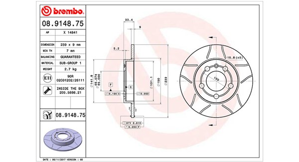 MAGNETI MARELLI Féktárcsa, mind DFM0132_MM