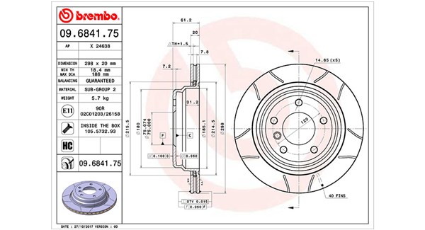 MAGNETI MARELLI Féktárcsa, mind DFM0165_MM