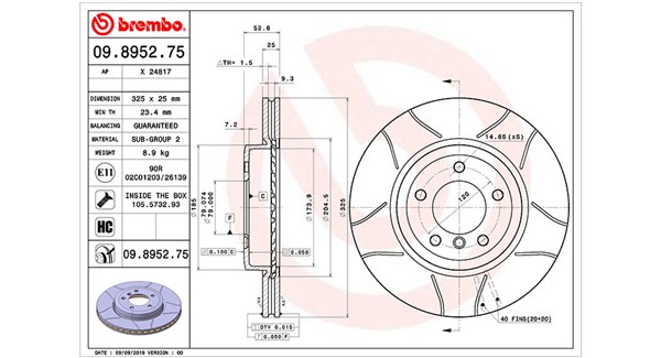 MAGNETI MARELLI Féktárcsa, mind DFM0171_MM