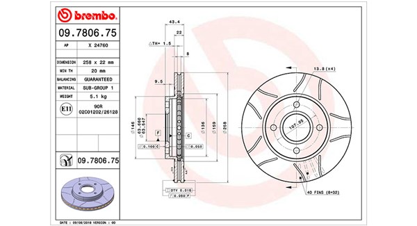 MAGNETI MARELLI Féktárcsa, mind DFM0260_MM