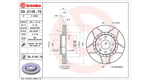 MAGNETI MARELLI Féktárcsa, mind DFM0375_MM