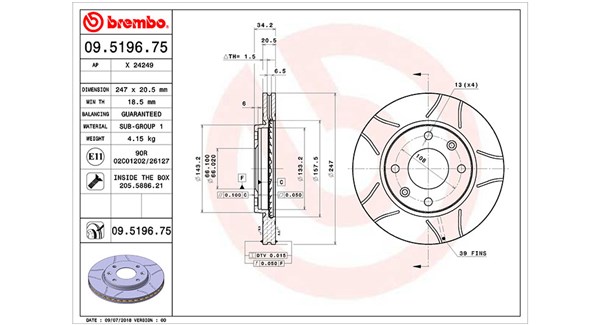 MAGNETI MARELLI Féktárcsa, mind DFM0405_MM