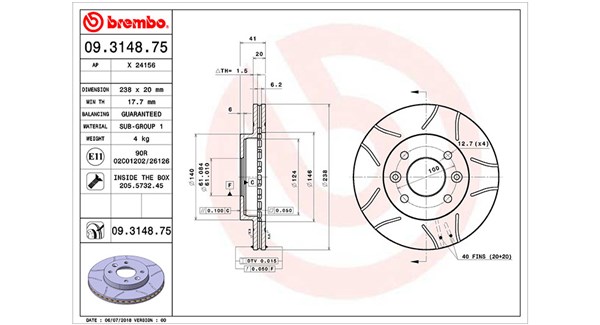 MAGNETI MARELLI Féktárcsa, mind DFM0424_MM