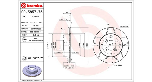 MAGNETI MARELLI Féktárcsa, mind DFM0460_MM