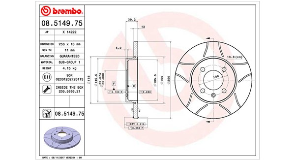 MAGNETI MARELLI Féktárcsa, mind DFM0482_MM