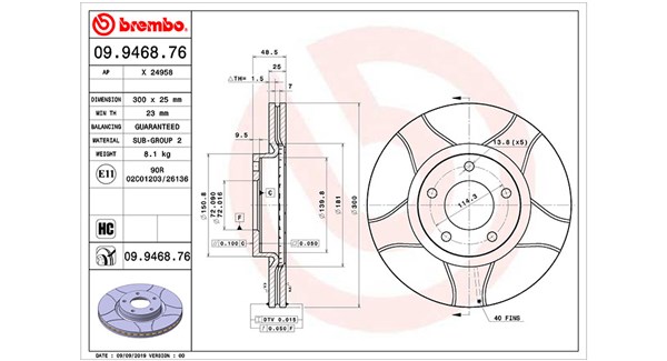 MAGNETI MARELLI Féktárcsa, mind DFM0568_MM