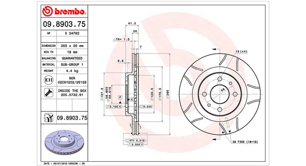 MAGNETI MARELLI Féktárcsa, mind DFM0994_MM