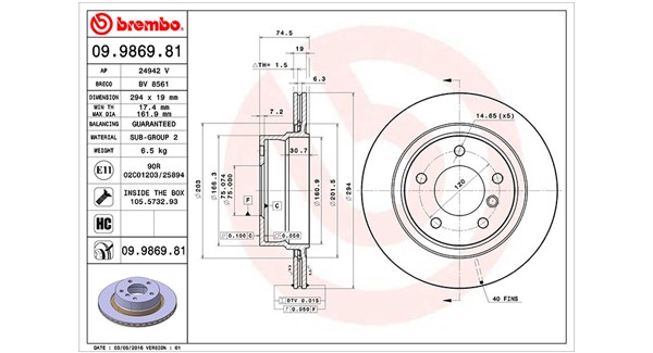 MAGNETI MARELLI Féktárcsa, mind DFV0044_MM