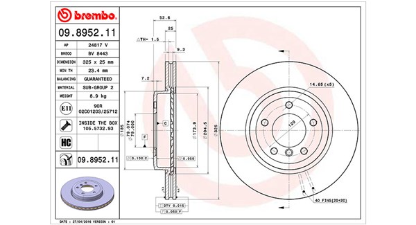 MAGNETI MARELLI Féktárcsa, mind DFV0171_MM