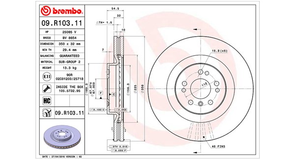 MAGNETI MARELLI Féktárcsa, mind DFV0641_MM