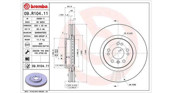 MAGNETI MARELLI Féktárcsa, mind DFV0642_MM